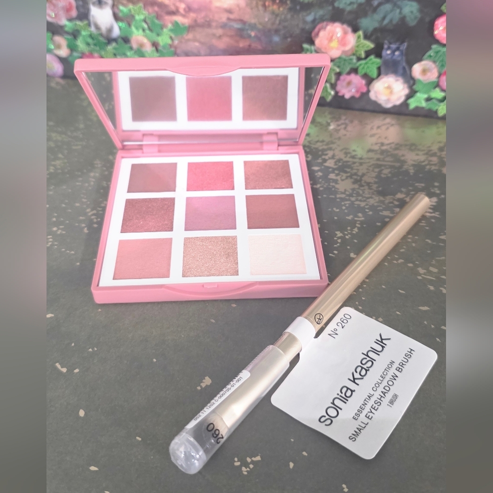 Sonia Kashuk Eyeshadow brush *NWT - Rose and Bronze *CHERRY swatched.
